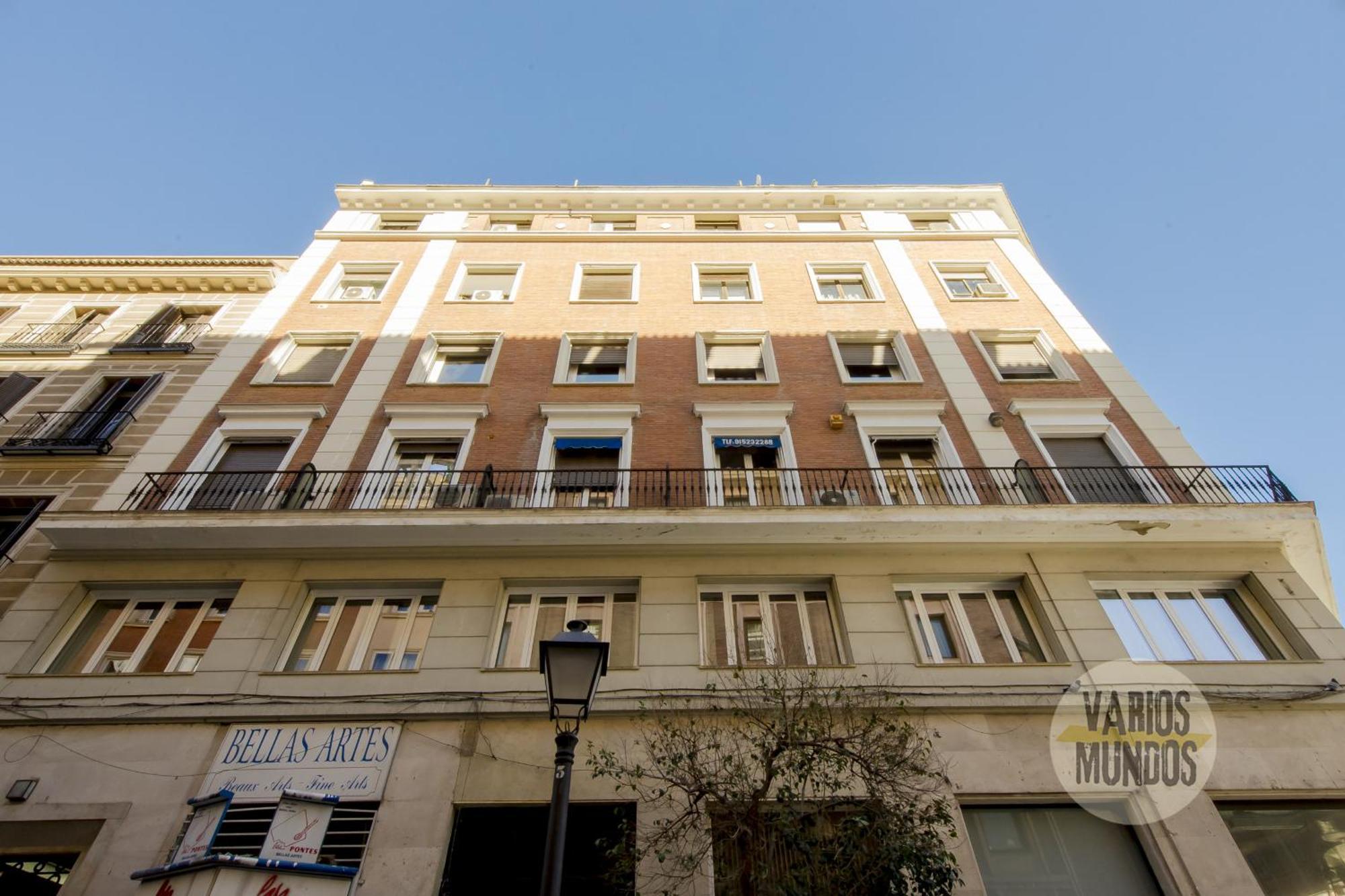 Bright Apt Para 4Pax En Gran Via-Plaza De Carmen E2 马德里 外观 照片