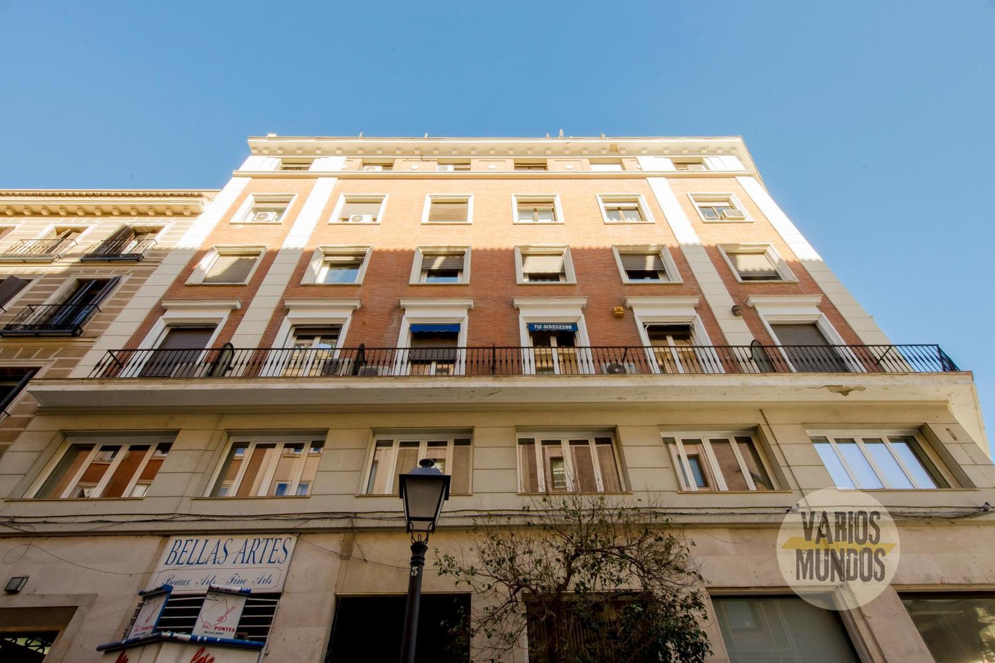 Bright Apt Para 4Pax En Gran Via-Plaza De Carmen E2 马德里 外观 照片