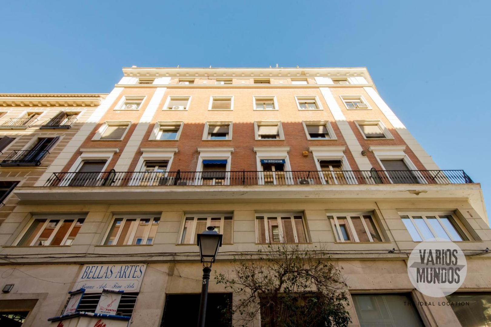 Bright Apt Para 4Pax En Gran Via-Plaza De Carmen E2 马德里 外观 照片