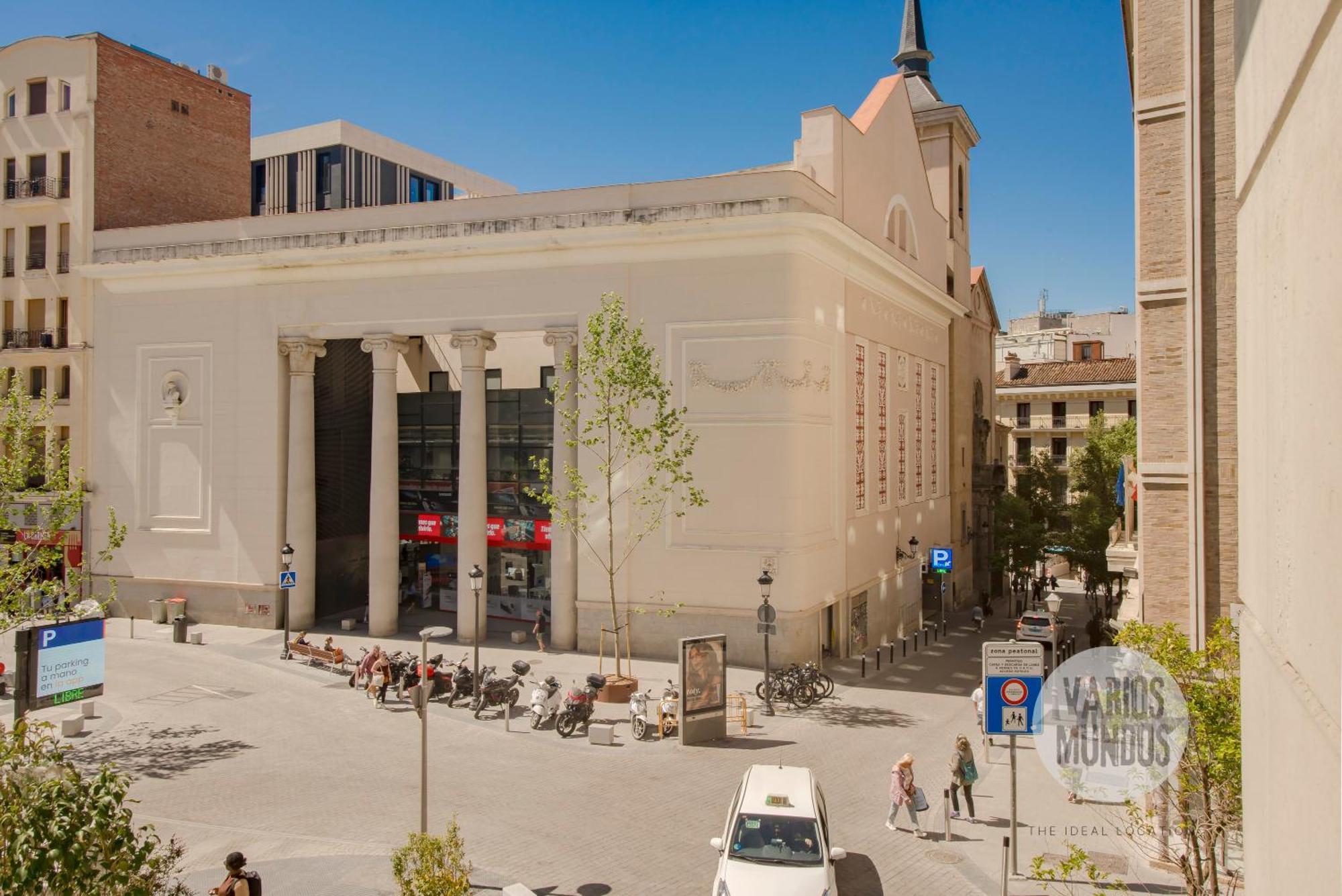 Bright Apt Para 4Pax En Gran Via-Plaza De Carmen E2 马德里 外观 照片