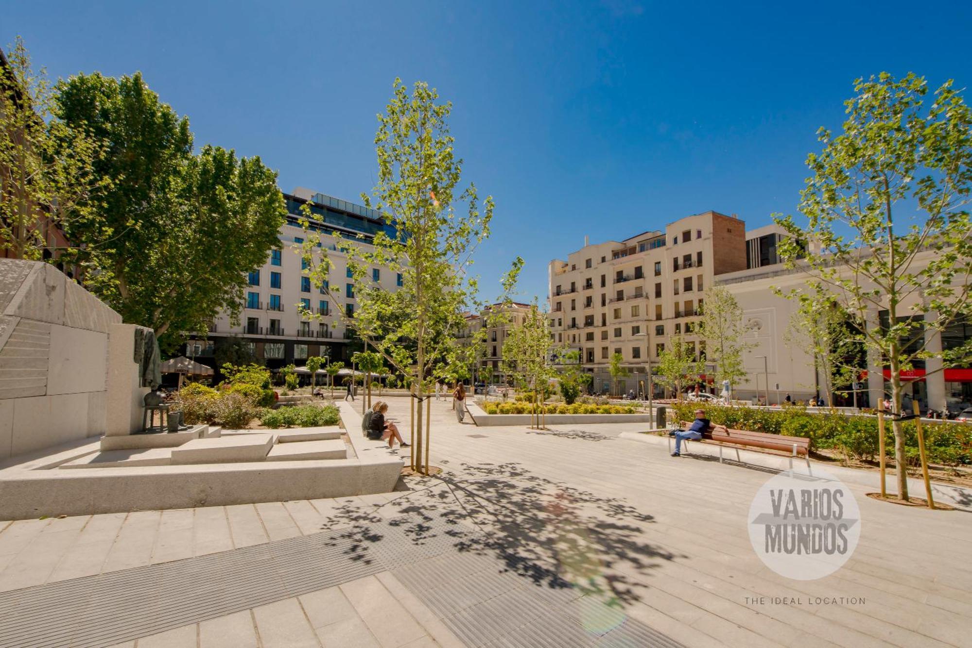 Bright Apt Para 4Pax En Gran Via-Plaza De Carmen E2 马德里 外观 照片